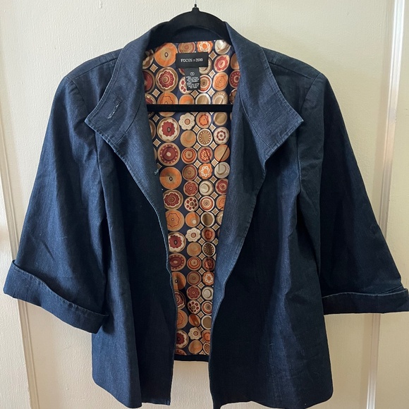 Focus 2000 Denim Blazer - Picture 1 of 4